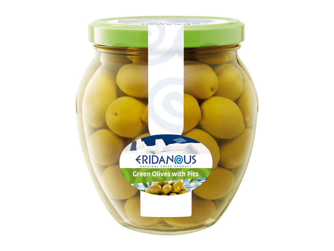 Olives vertes avec noyaux