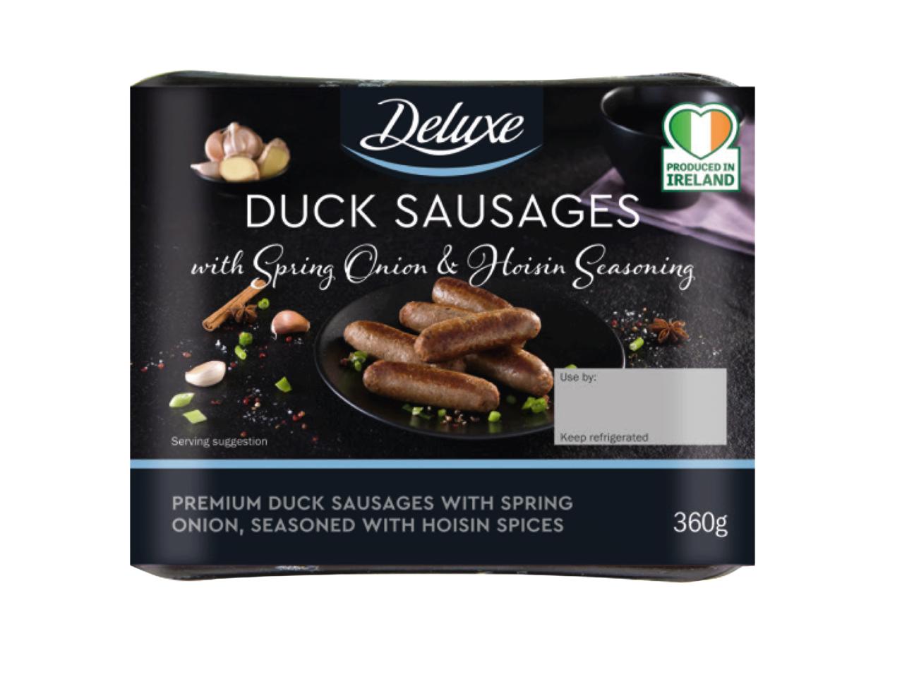DELUXE Duck Sausages