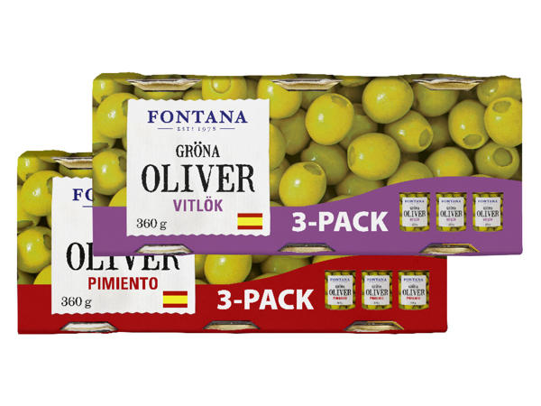 Fontana oliver, 3-pack