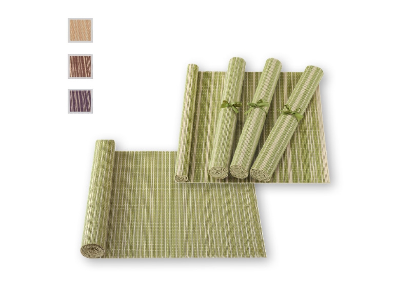 MERADISO Bamboo Placemats/ Bamboo Table Runner