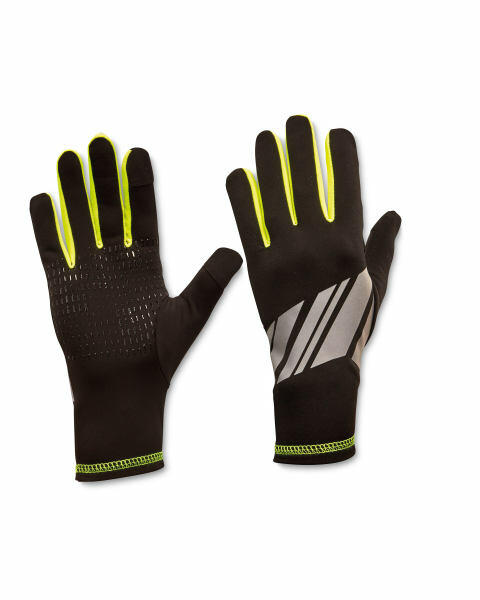 Crane Hi-Vis Black Gloves