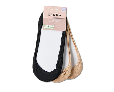 Serra Ladies 3 Pack Shoe Liners