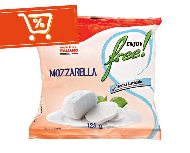 ENJOY FREE Mozzarella senza lattosio