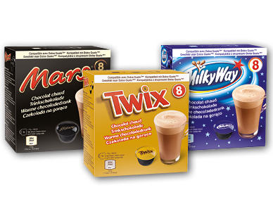 Capsule per bevanda al gusto Mars/Twix/Milky Way