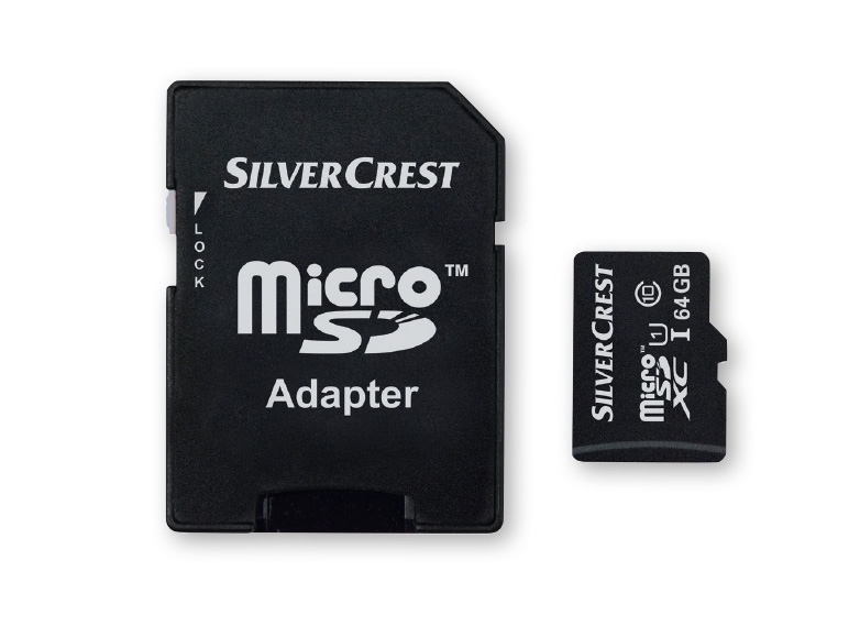 SILVERCREST(R) 64GB Micro-SDXC Memory Card