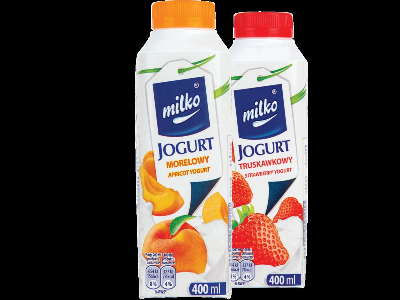 MILKO Apricot/ Strawberry Yogurt Drink