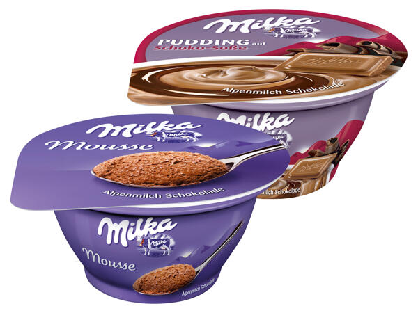 Milka Dessert Mousse oder Pudding