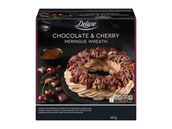 Deluxe Chocolate & Cherry Meringue Wreath