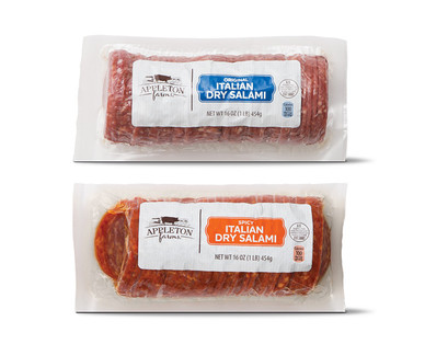 Appleton Farms Pre-Sliced Italian Dry Salami