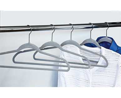 Easy Home 10-Pack Velvet Touch Hangers