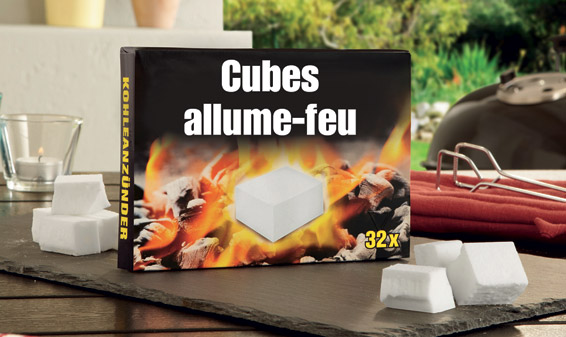 32 cubes allume-feu**