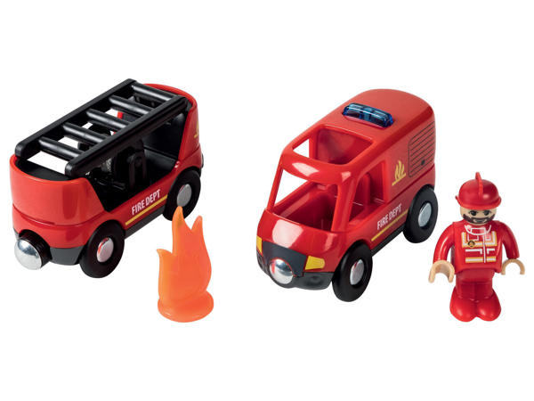 Wooden Toy Emergency Service Vehicles