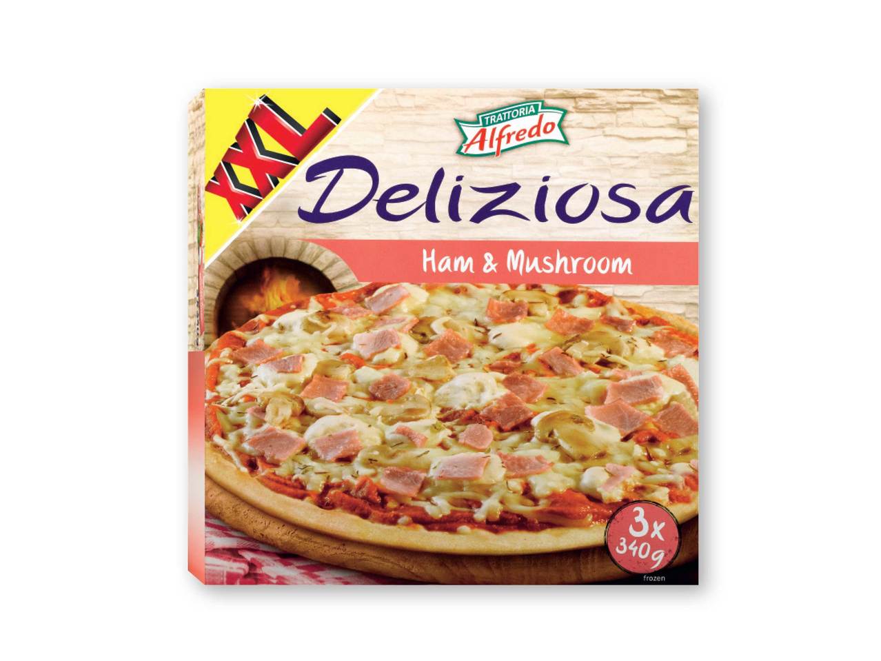 TRATTORIA ALFREDO Speciale/Ham & Mushroom Pizza