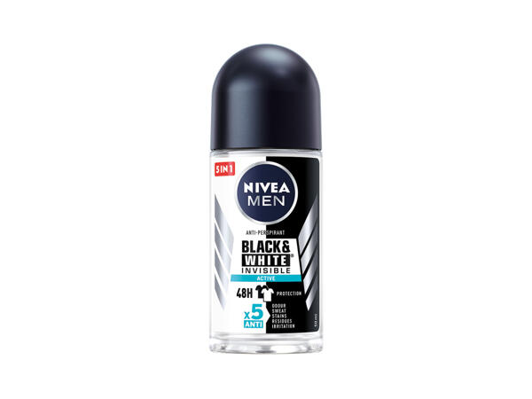 Nivea Men(R) Desodorizante Roll-On/ Spray Invisible Black&White Active