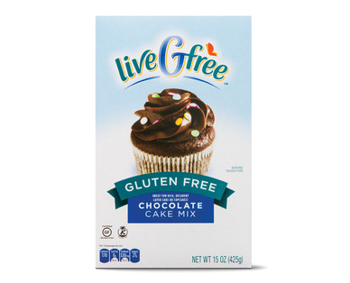 liveGfree Gluten Free Chocolate or Angel Food Cake Mix