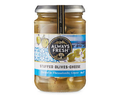 Always Fresh Olives or Peppers Stuffed with Cheese 250g