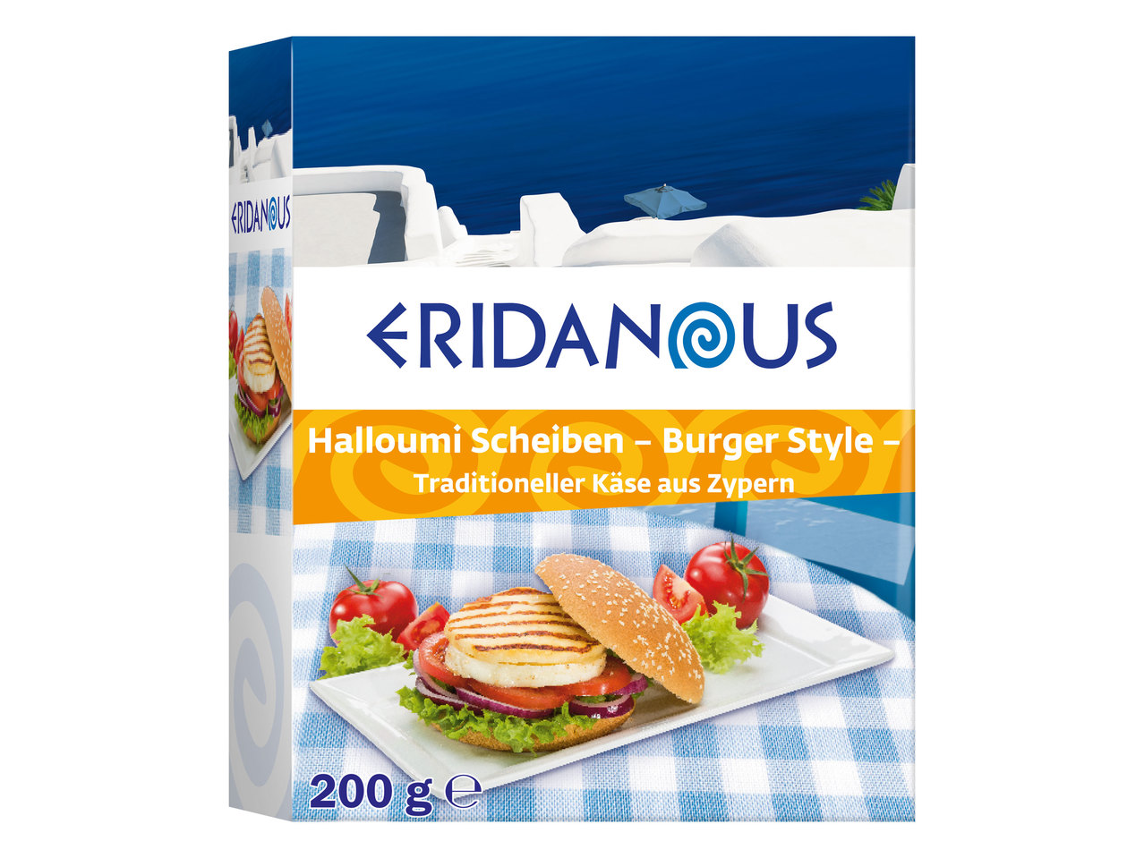 ERIDANOUS Halloumi Scheiben – Burger Style