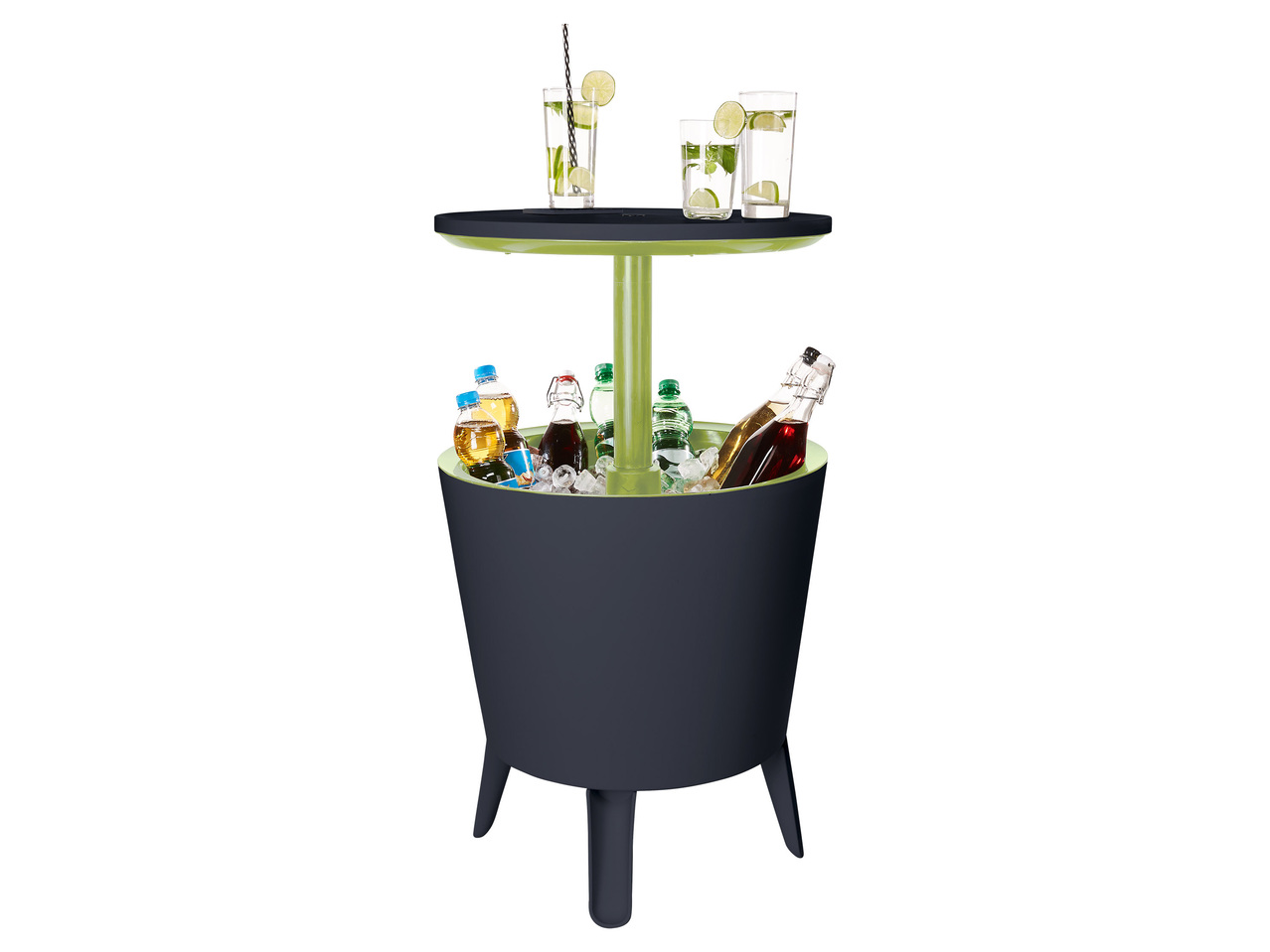 LIVARNO LIVING Party Table with Built-In Ice Bucket