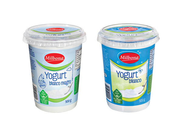 Natural or Natural Low-Fat Yoghurt