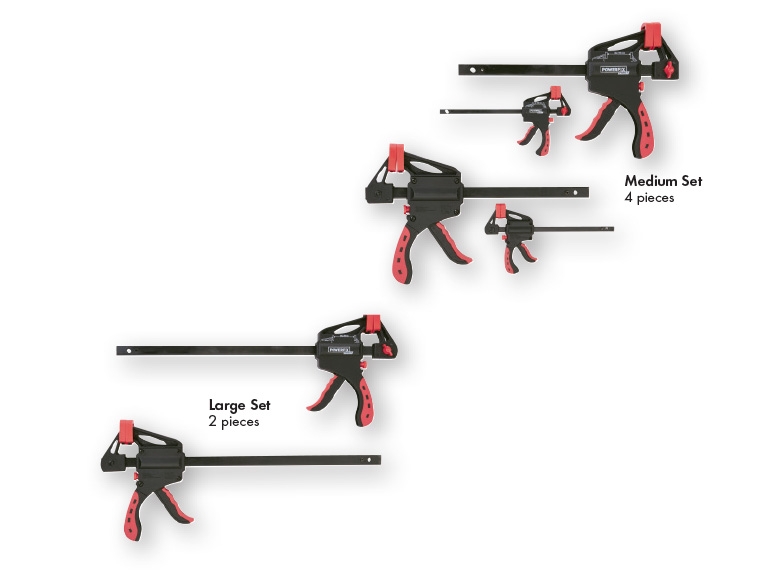 POWERFIX One-Handed Bar Clamps
