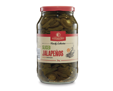 Green Sliced Jalapeños 2kg
