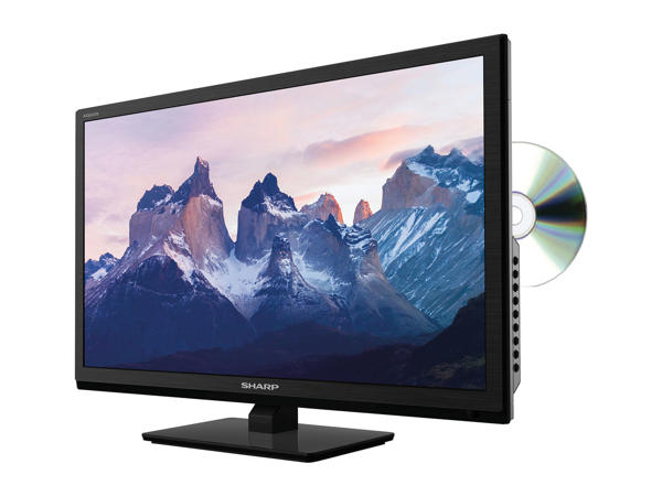 Sharp 24" HD-Ready LED TV with Built-In DVD1