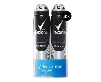 Rexona Men's or Women's Antiperspirant Deodorant 2 x 145g