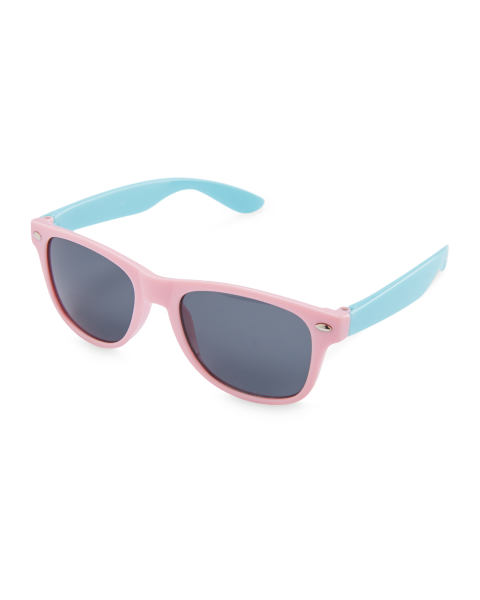 Baby Pink Kids Sunglasses with Case