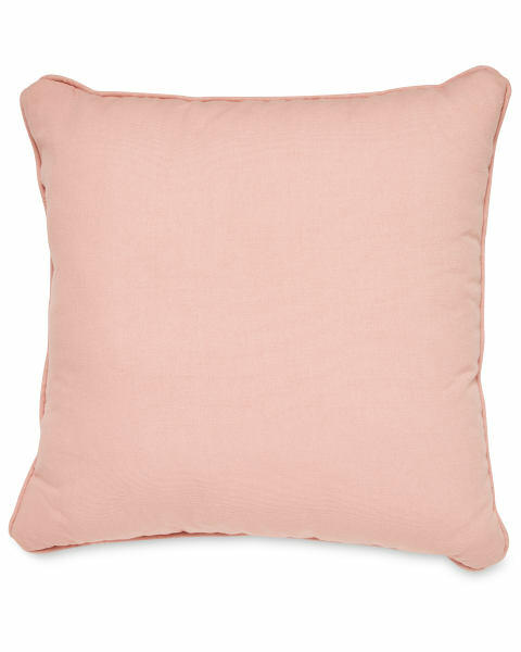 Pink Square Criss Cross Cushion