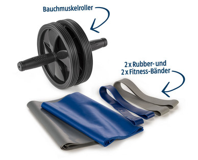 CRANE Fitnessband/ Bauchmuskelroller