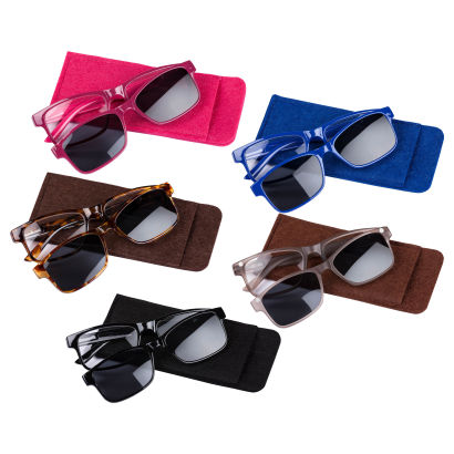 Læsebriller med solbrilleclip