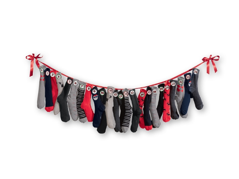 LUPILU(R)/LIVERGY(R) Kids' or Men's Sock Advent Calendar