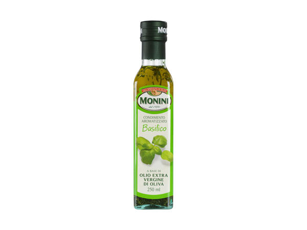 Huile d'olive aromatisée au basilic Monini