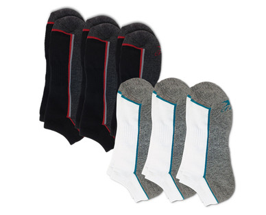 Crane Men's or Ladies' 3-Pair No-Show Performance Socks