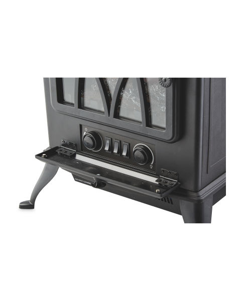Easy Home Black Electric Stove