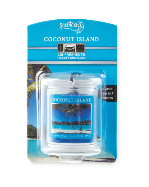 Car Air Freshener Coconut Island