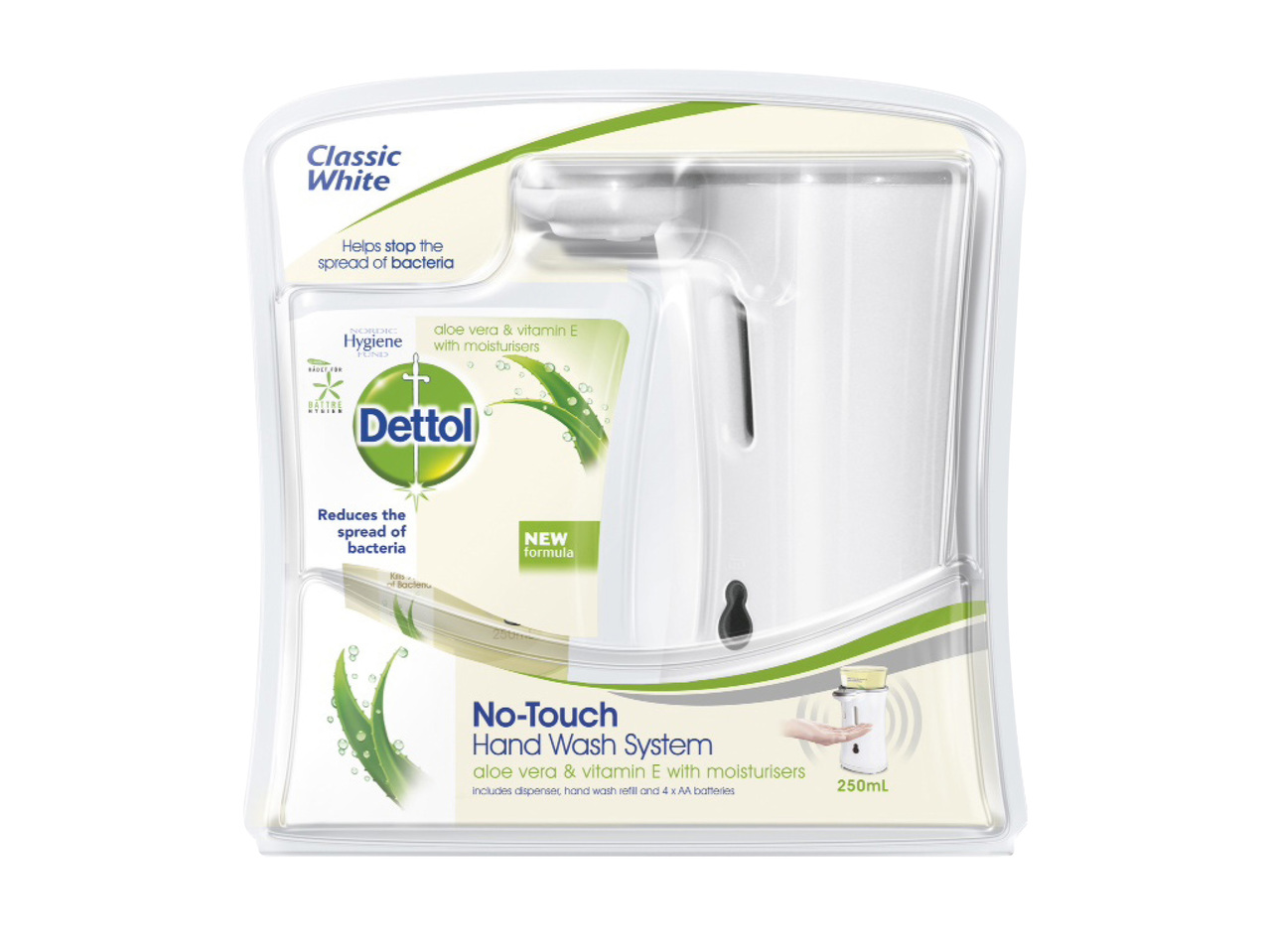 DETTOL NO-TOUCH BEHÅLLARE & REFILL