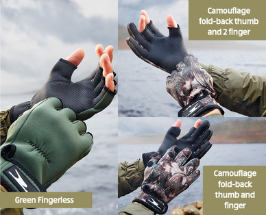 Anglers' Neoprene Gloves