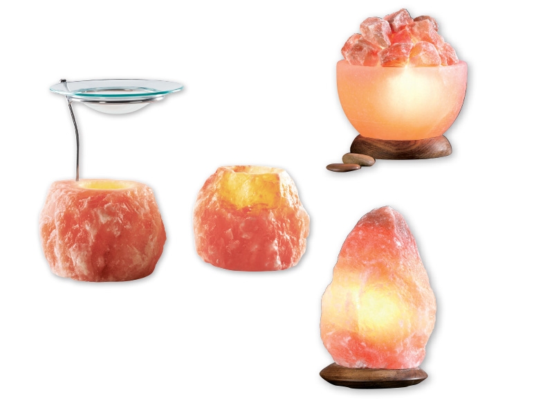 Livarno Lux(R) Illuminated Salt Crystal Lamp