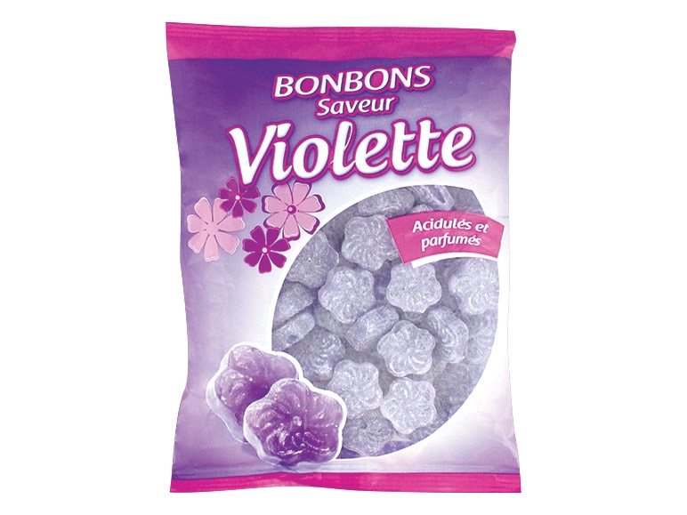 Bonbons saveur violette