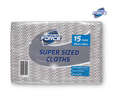 Super Sized Cloth Wipes 15pk
