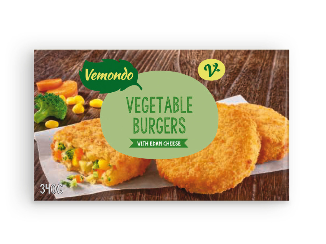 VEMONDO(R) Hambúrgueres Vegetarianos