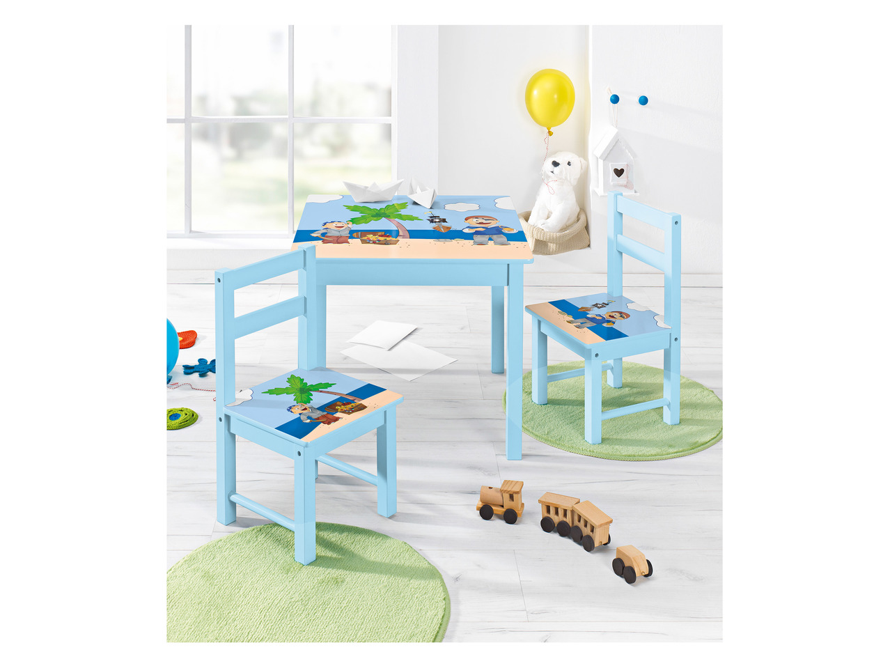 Livarno Living Kids' Table with 2 Chairs1