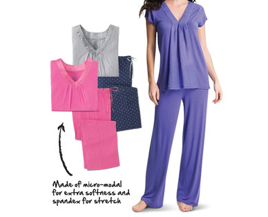 Serra Ladies' Spring 2-Piece Pajama Set
