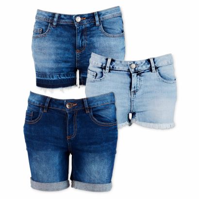 Short en jeans pour dames