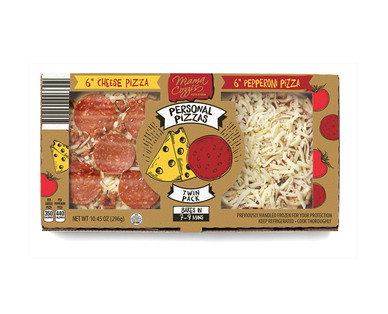 Mama Cozzi's 6" Personal Pizzas Twin Pack Cheese & Pepperoni