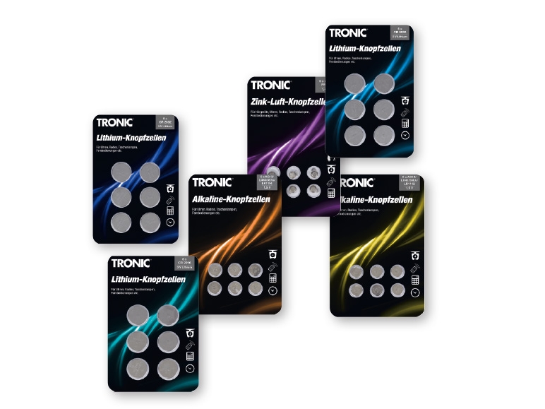 TRONIC(R) Coin Cell Battery Assortment