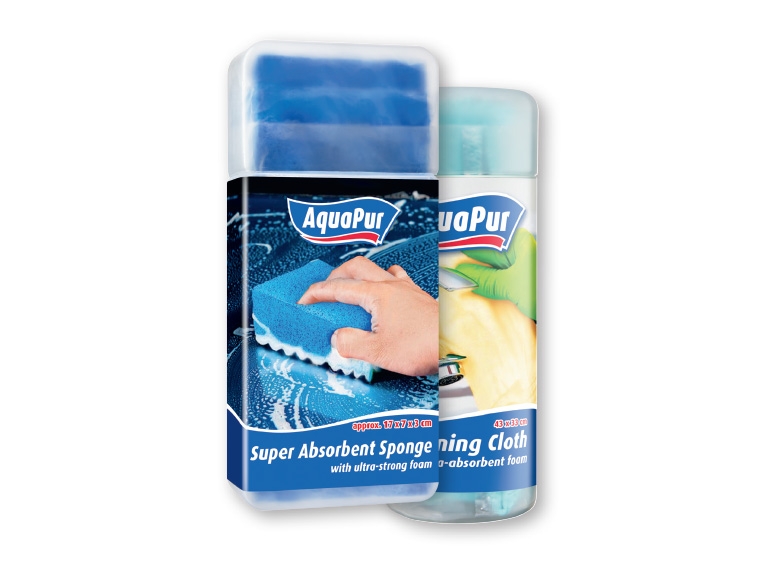 Aquapur(R) Assorted Absorbent Sponge/Cloth