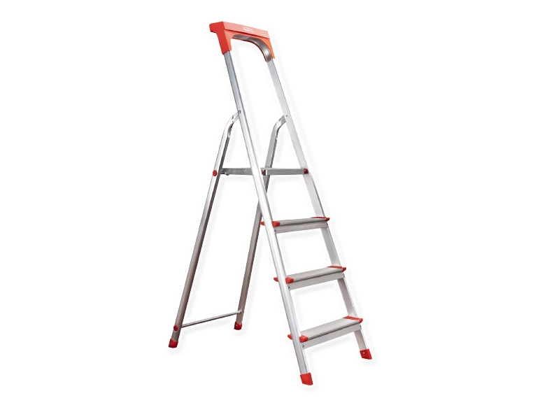 POWERFIX(R) Aluminium Household Step Ladder