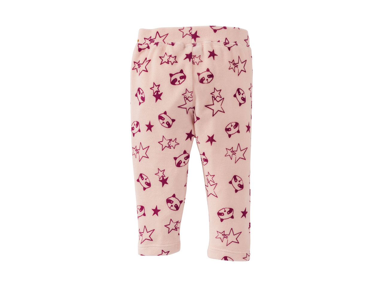 Lupilu Baby Girl's Velour Joggers1